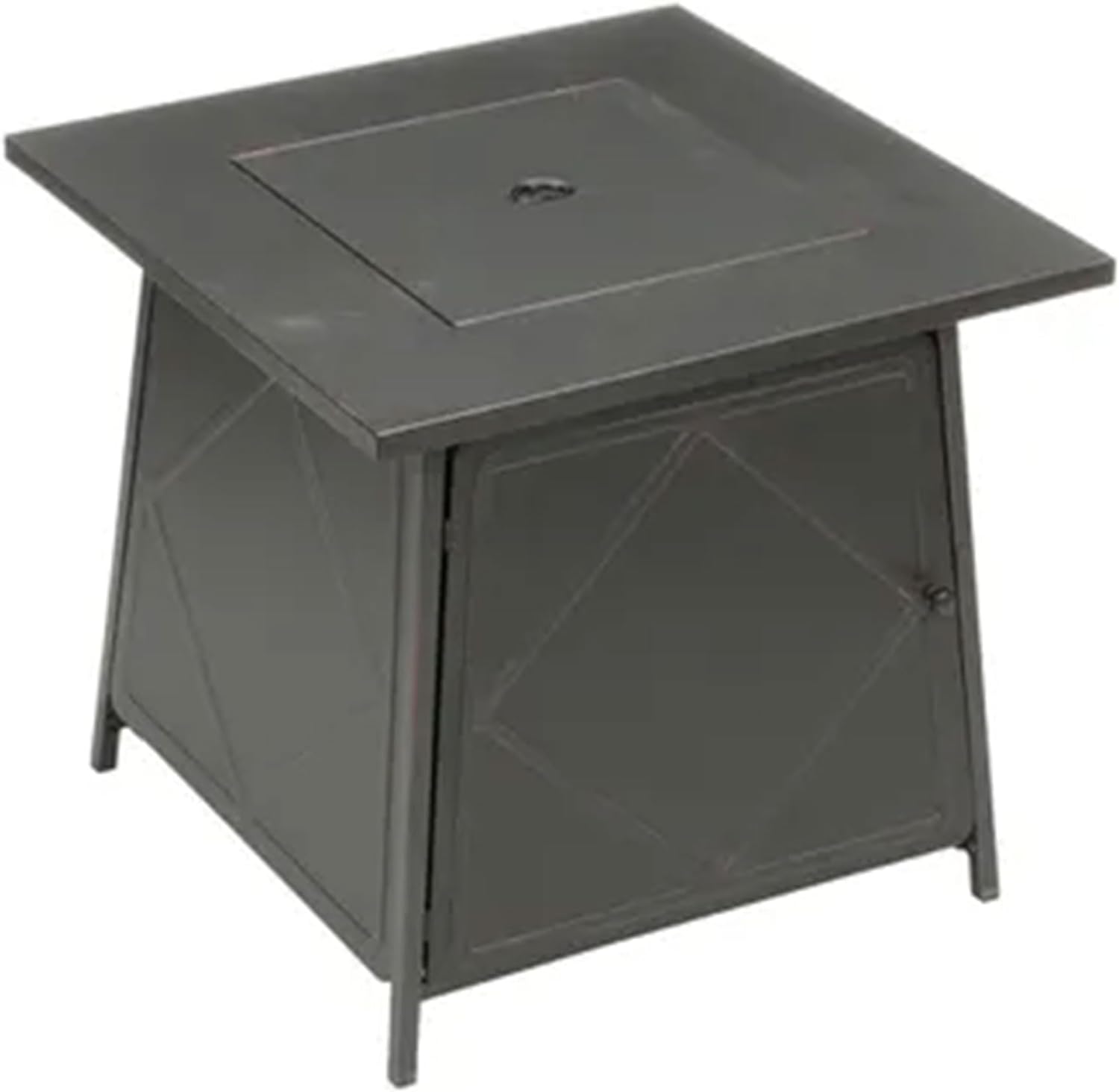 Four Seasons Patio Dual Heat 50,000 BTU Square Gas Fire Pit